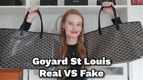 how to spot a fake goyard st louis tote|goyard tote bag.